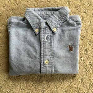 Ralph Lauren baby boys chambray button down shirt
